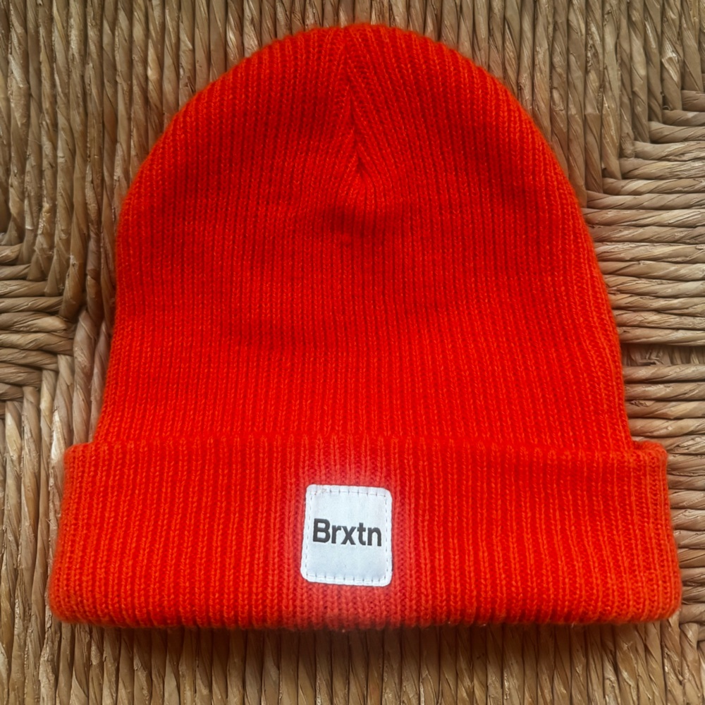 Brixton Orange Beanie